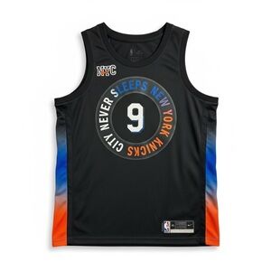 Nike Black Basketball Jersey with Colorful NYC Design